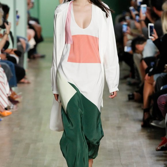 TIBI Colorblock Silk Romper Size: M | US 8 - Picture 7 of 7